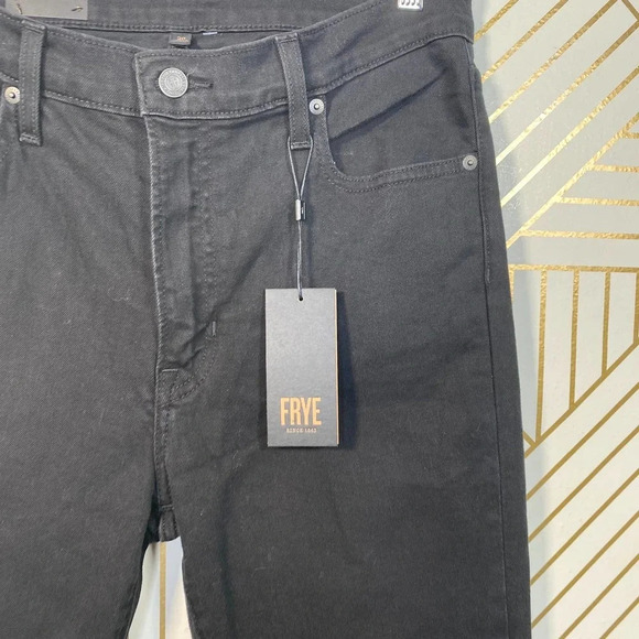 Frye Addie Skinny Jeans in Black Ember Wash‎ - Picture 5 of 11